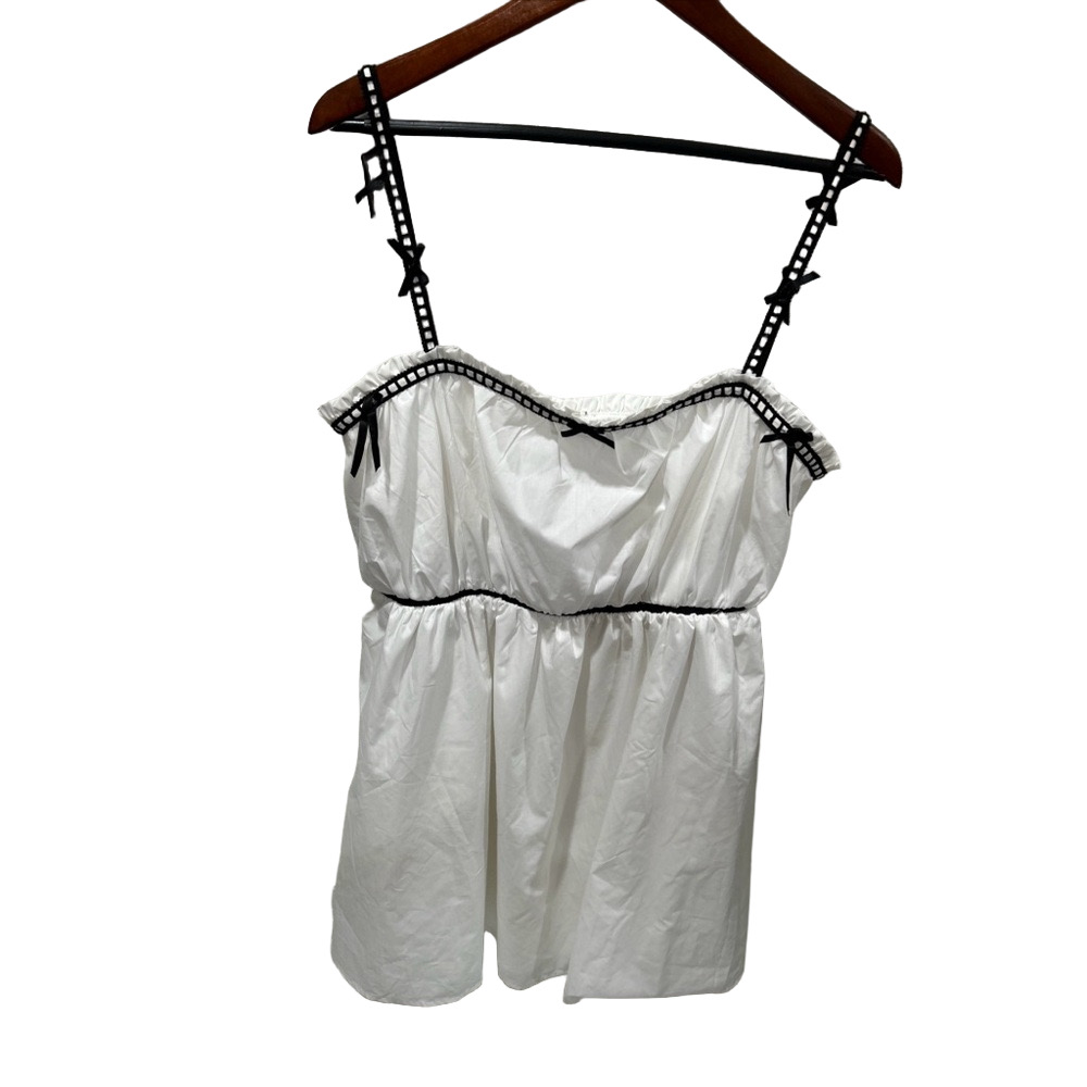 🌙Petal Dew  Chic White and Black dress size L GUC